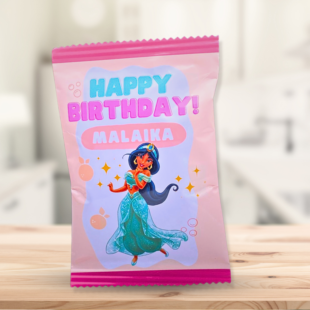 Personalized Kids' Birthday Chip Bags - Dozen (12pc, Unfilled)