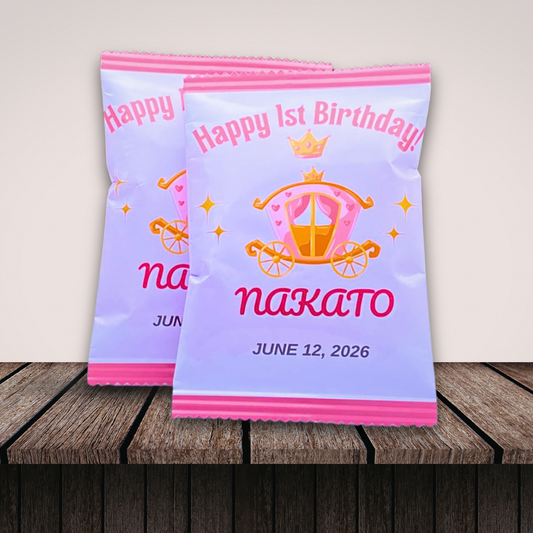 Personalized Twins Birthday Chip Bags — Dozen (12pc, Unfilled)