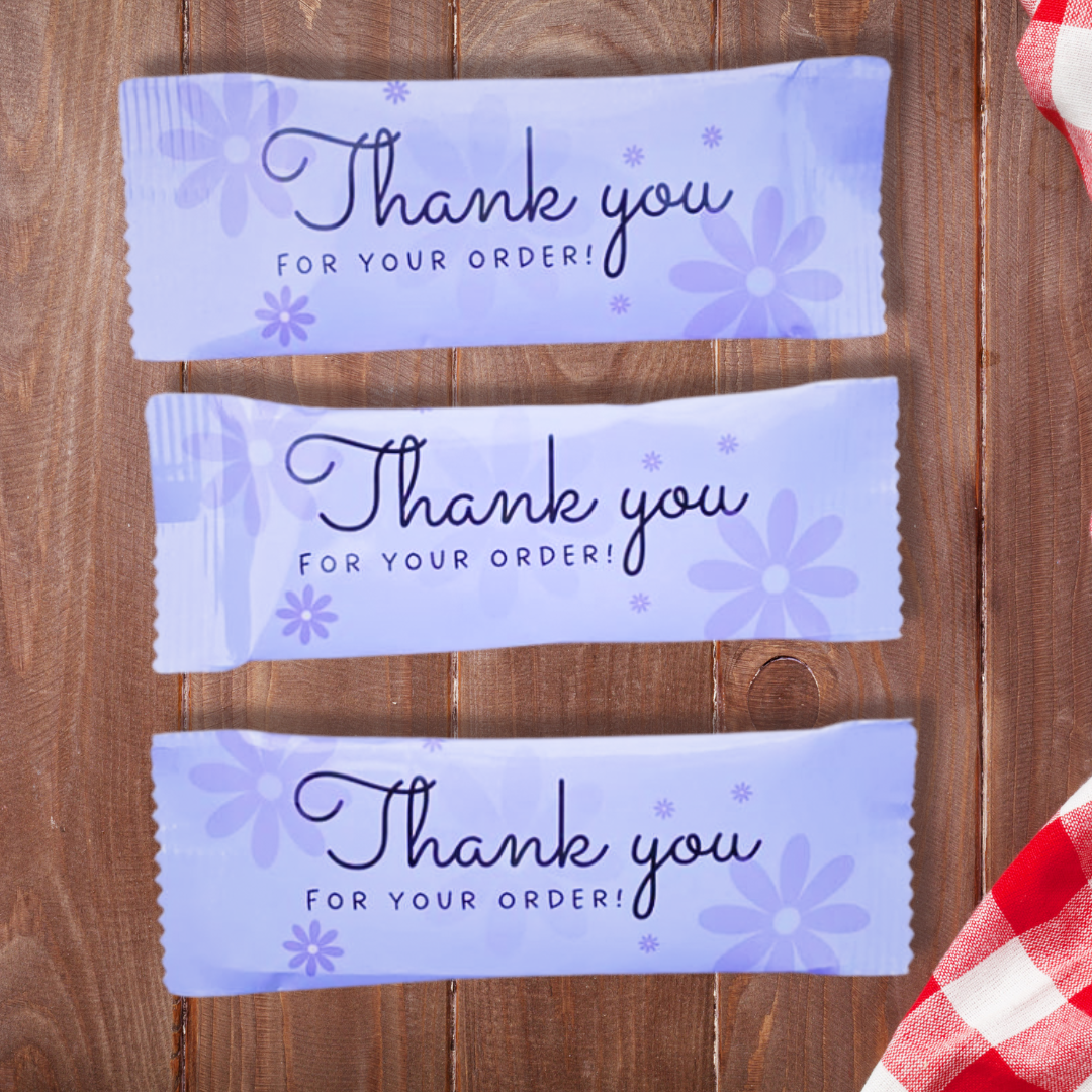 Personalized "Thank You" Chocolate Bars — Dozen (12pc)